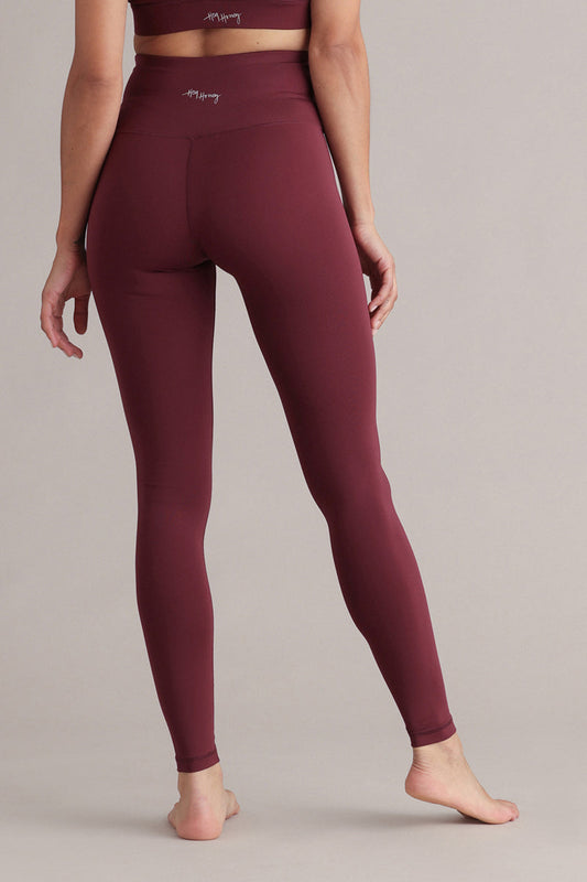 High-Waist Leggings (italian plum)