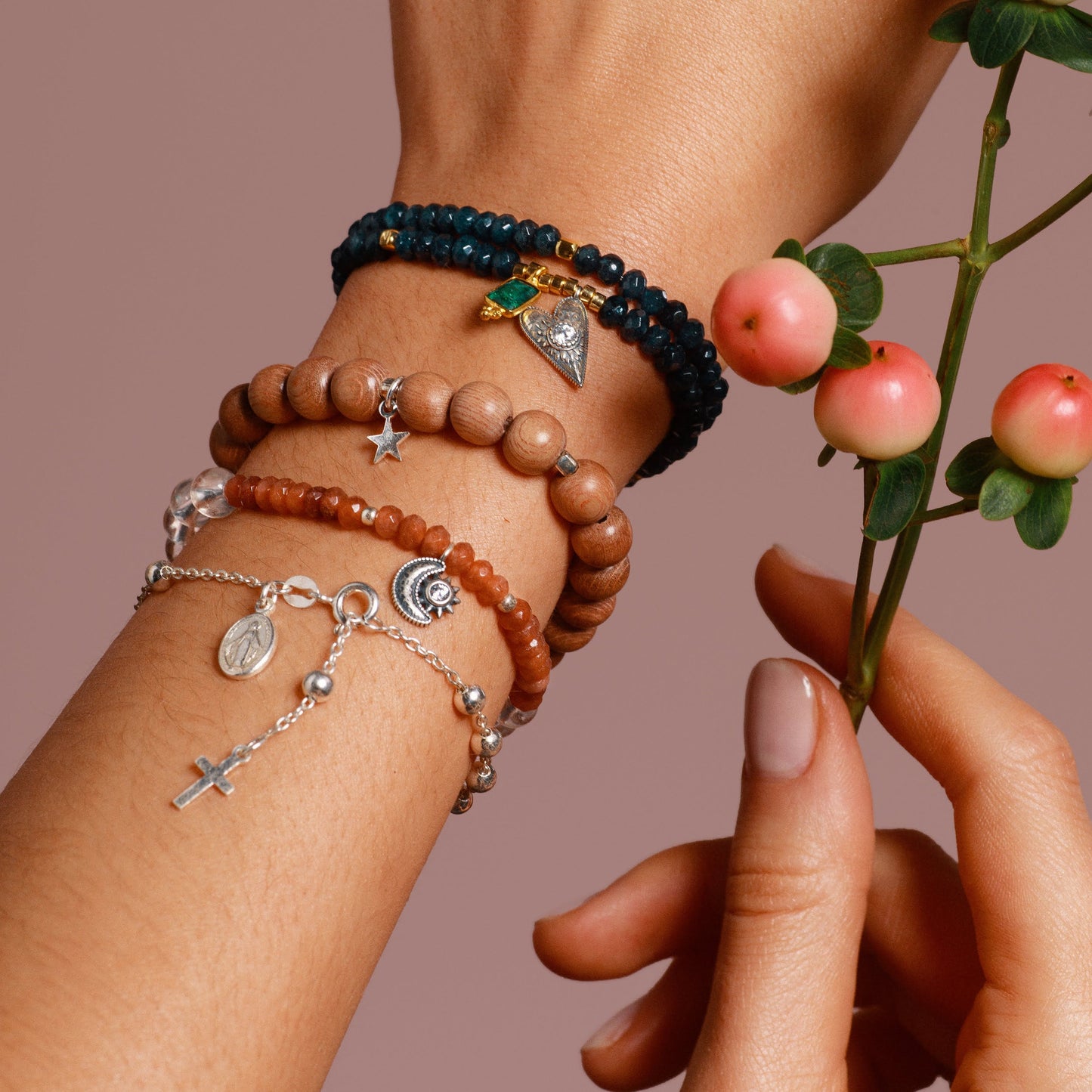 „Open heart“ Armband (silber)