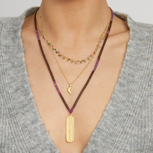 „Good Karma" Vintage Kette (gold)