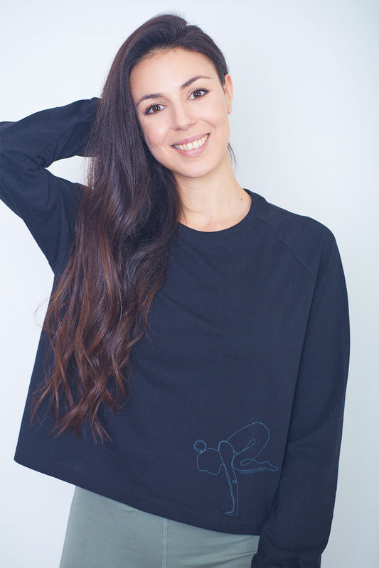 Komfortables Yoga Longsleeve (black)