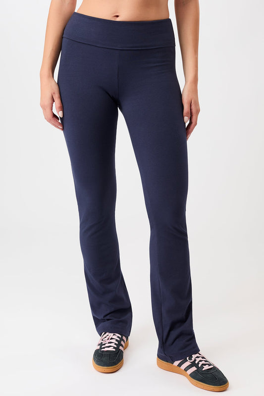 Legging mit Umschlagbund (dunkelblau)