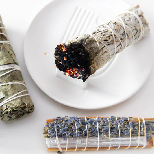 Weißer Salbei räuchern Räucherset Räucherbündel