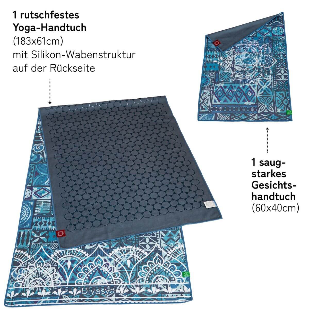 Yoga Handtuch rutschfest mit Noppen