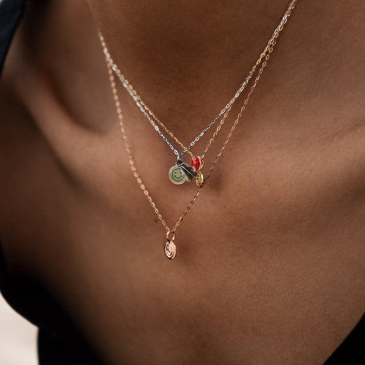 Smiley Kette - Gold
