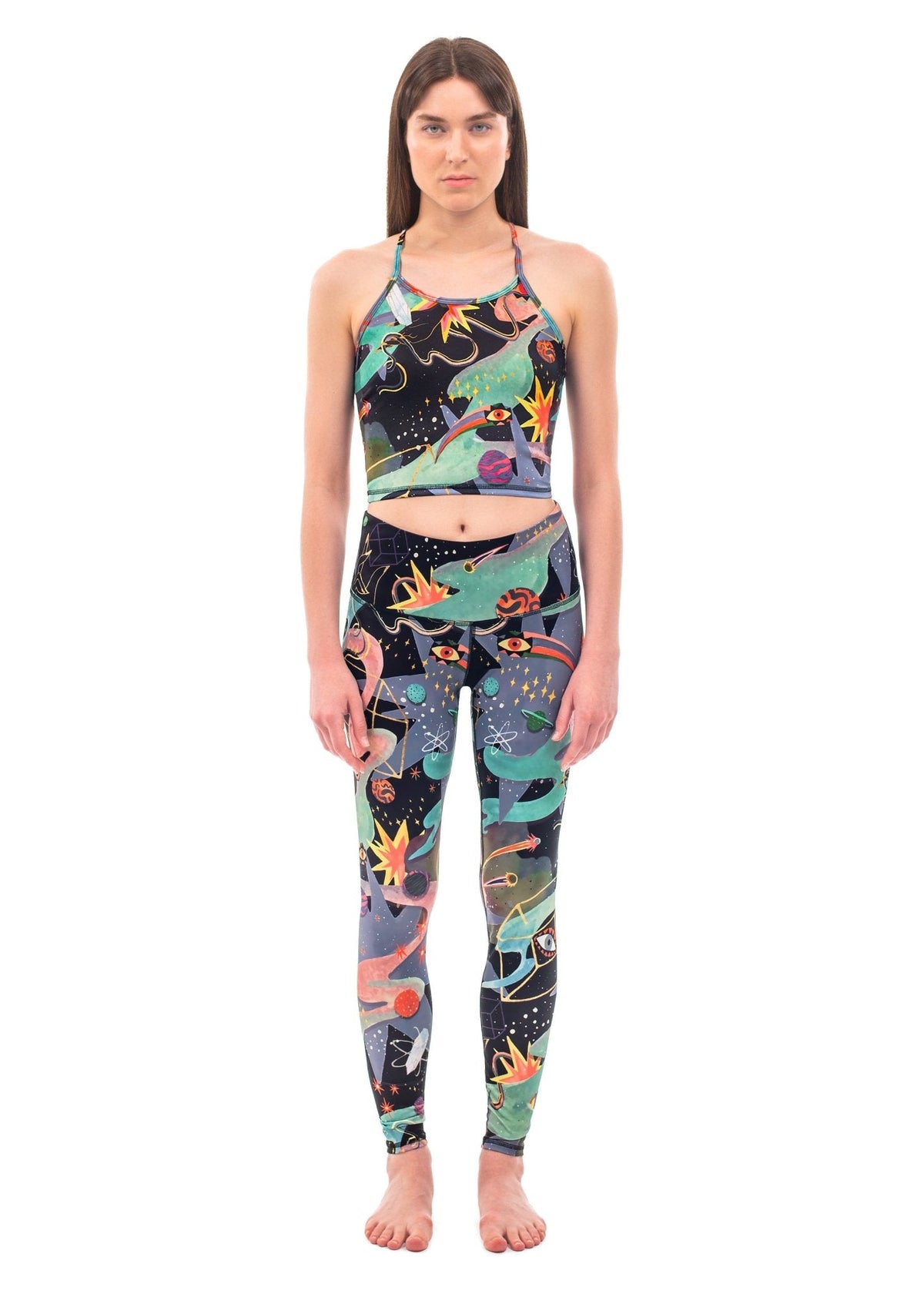 Print Crop Top - Door of the Cosmos