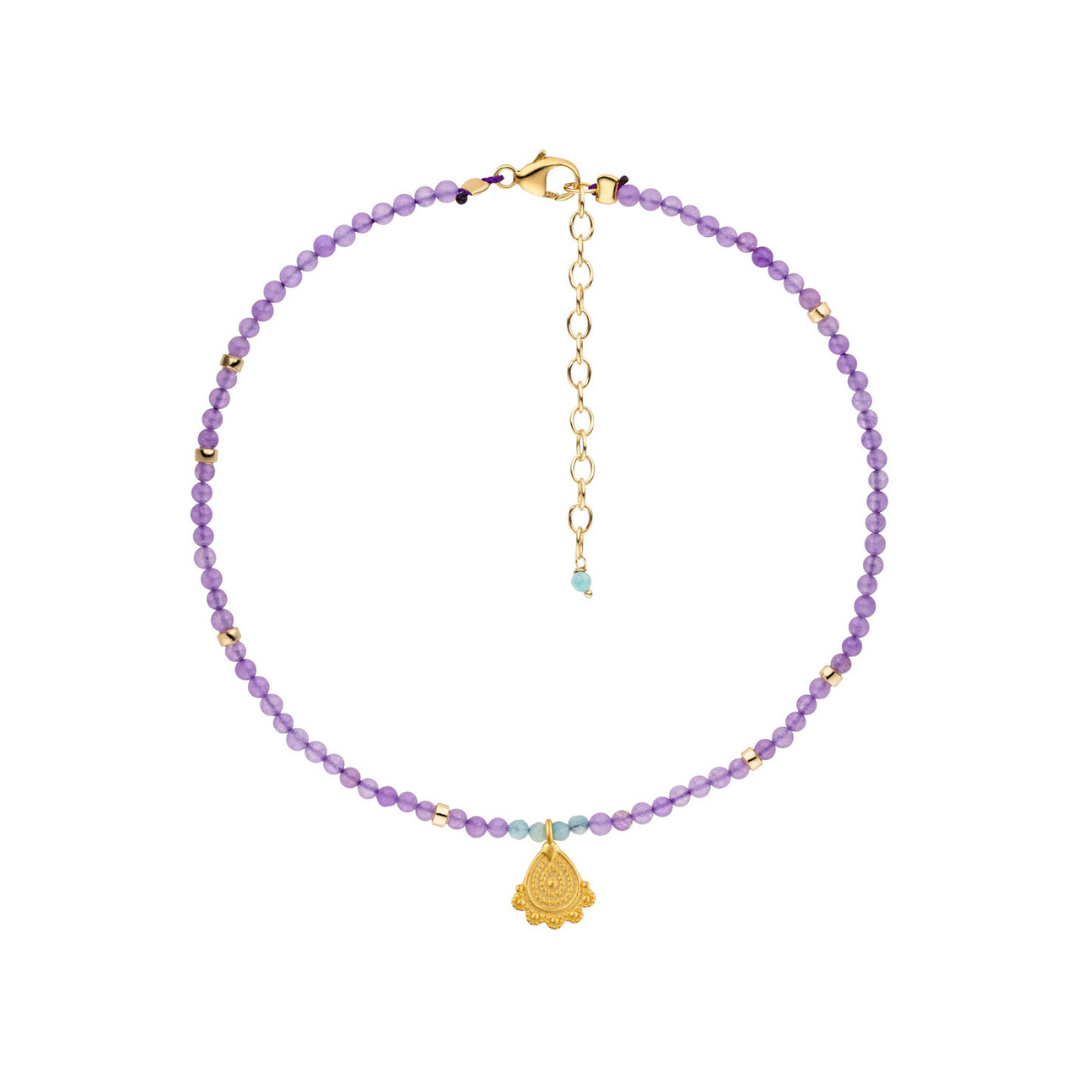 Verspielte Fußkette (gold)