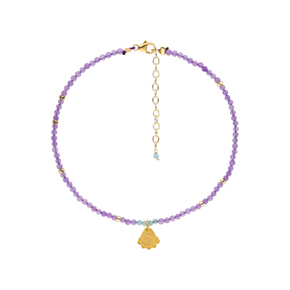 Verspielte Fußkette (gold)