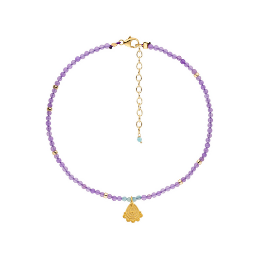 Verspielte Fußkette (gold)