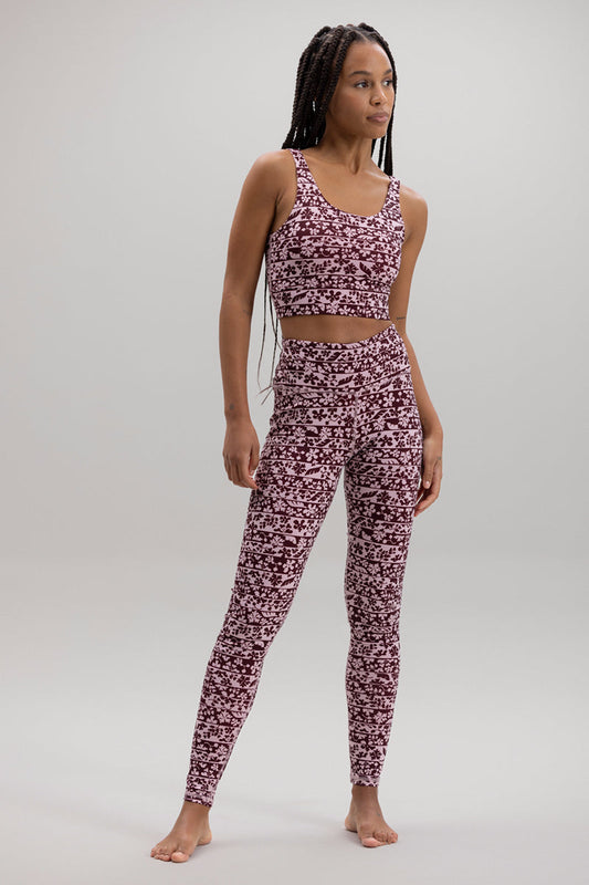 Leggings Flower Bordure