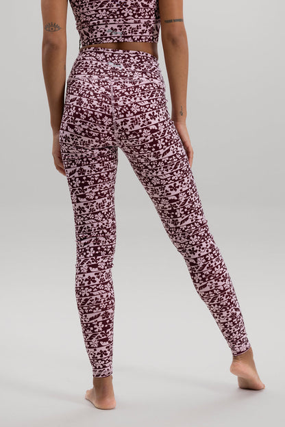 Leggings Flower Bordure
