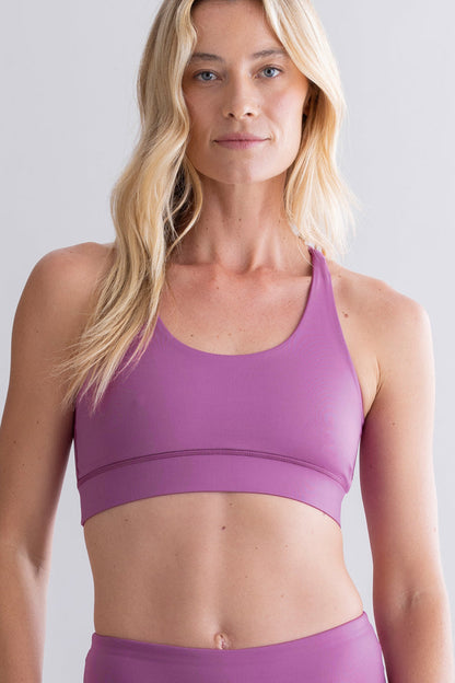 Criss-Cross Bra (purple)
