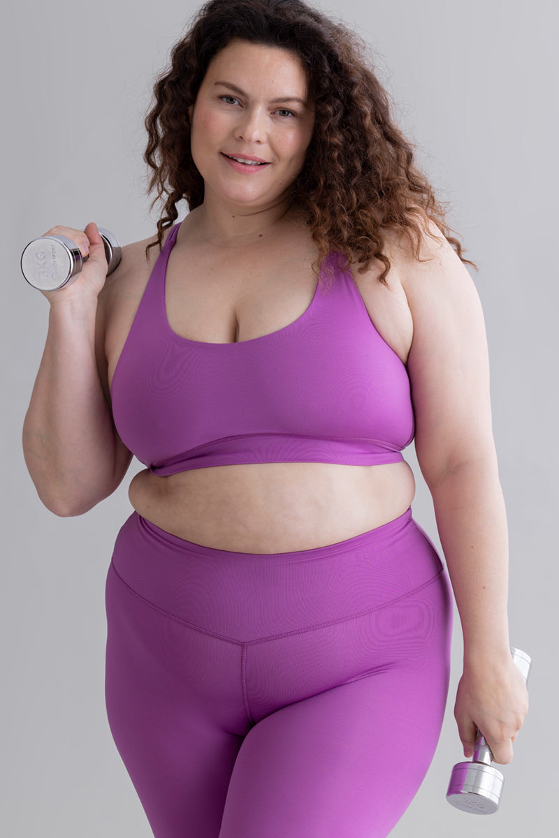 Criss-Cross Bra (purple)