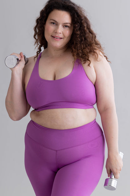 Criss-Cross Bra (purple)