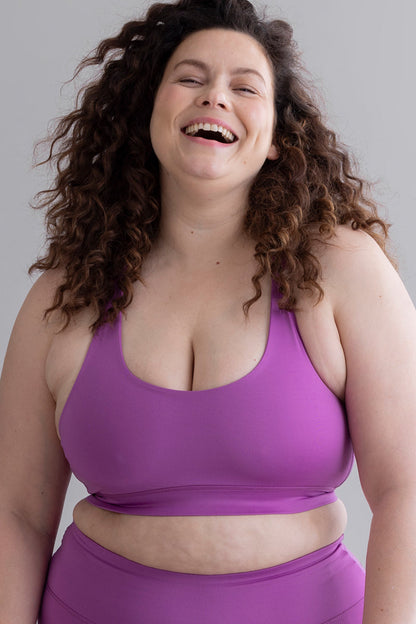 Criss-Cross Bra (purple)