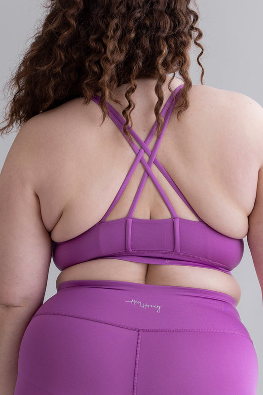 Criss-Cross Bra (purple)