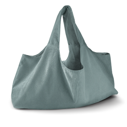Yoga Big Bag aus Cord (aqua)