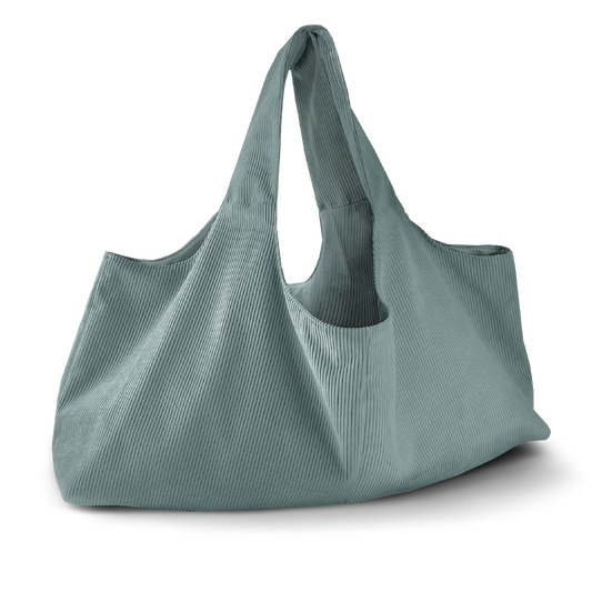 Yoga Big Bag aus Cord (aqua)