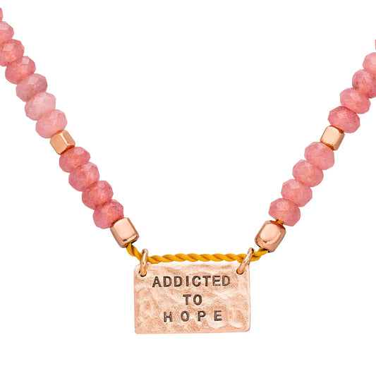 „Addicted to hope“ Choker