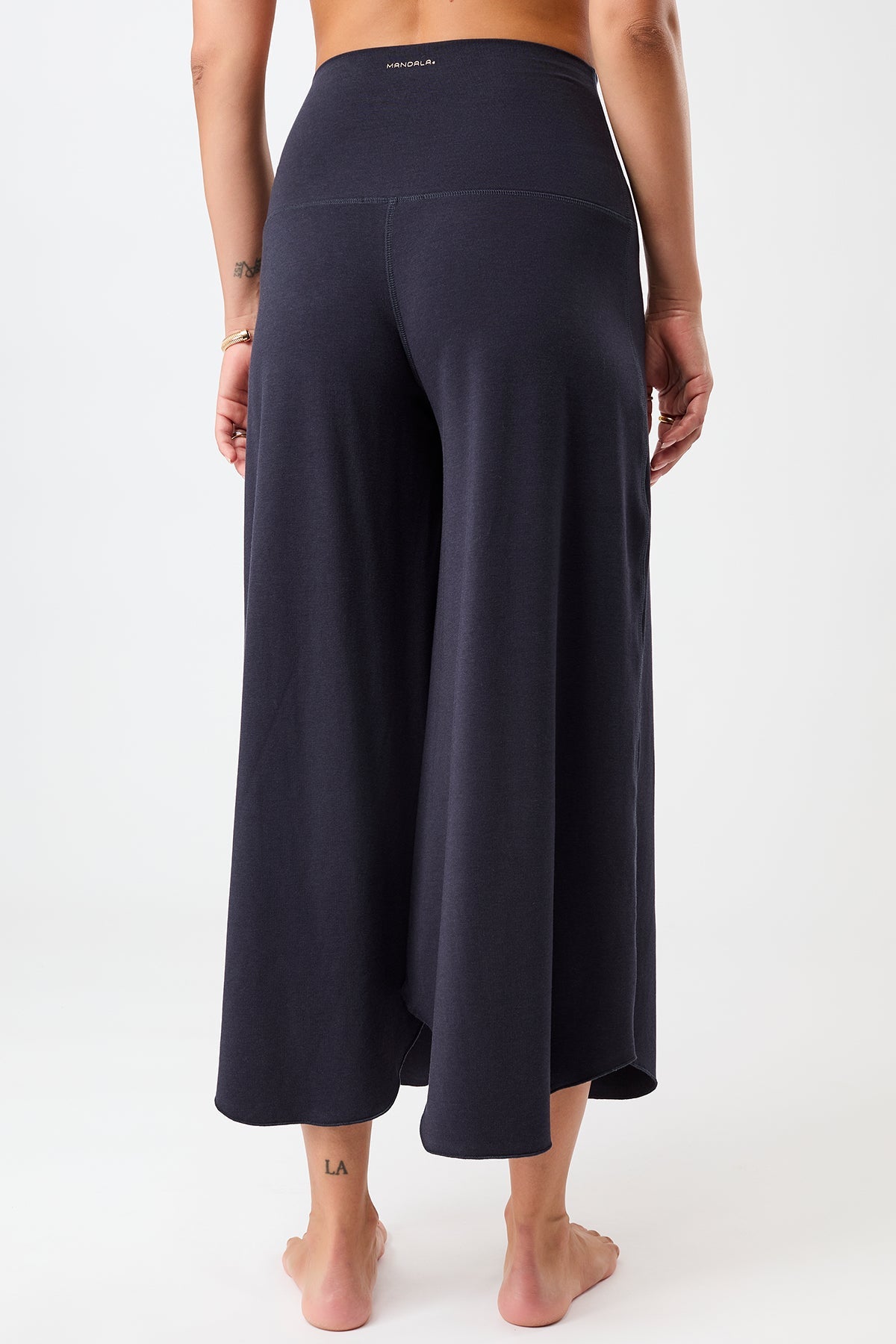 Weite Yoga-Hose (dunkelblau)
