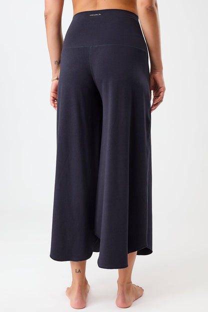 Weite Yoga-Hose (dunkelblau)
