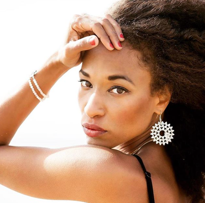 Wheel of Karma Ohrhänger (gold)