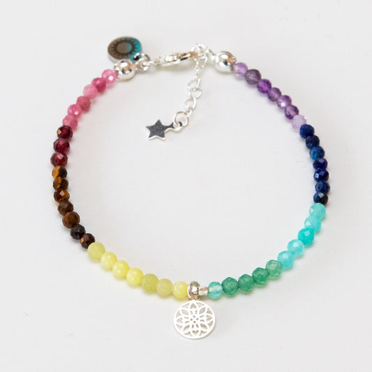 Chakra Armband (silber)
