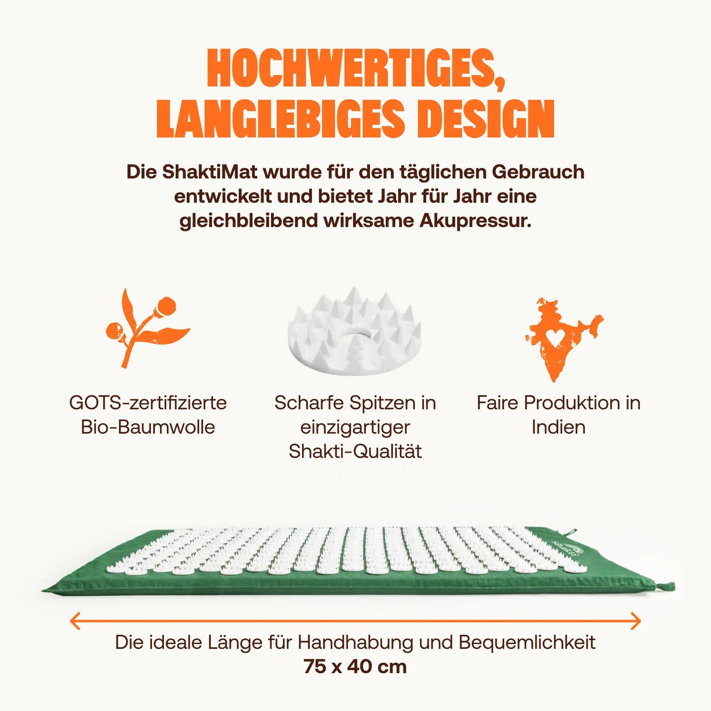 Shakti Mat (green) – mittlere Intensität
