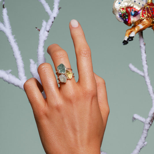 Aquamarin Ring „Innere Klarheit“