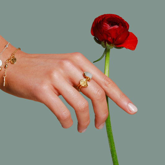 Citrin Ring „Erfolg & Wohlstand“