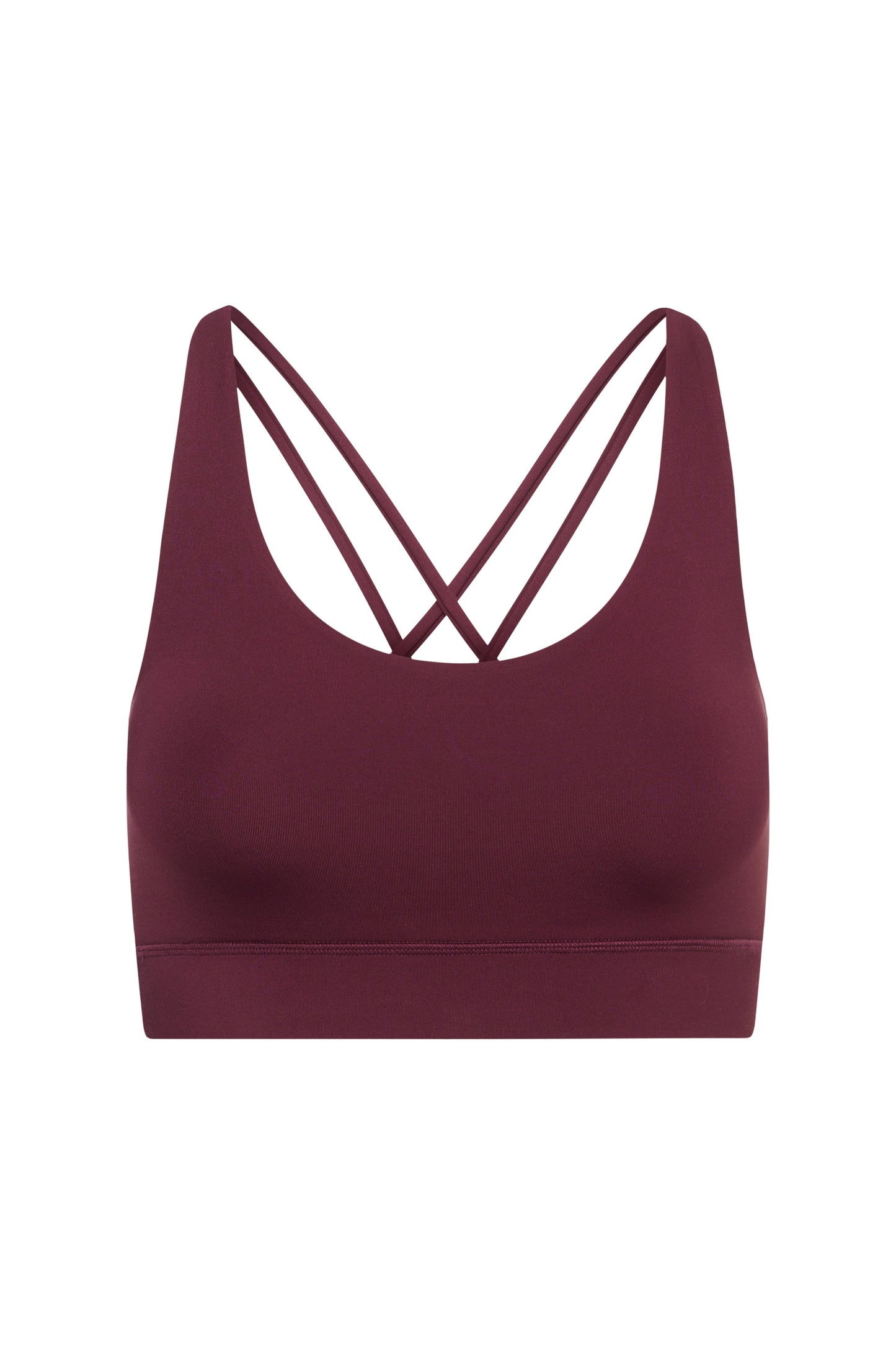 Criss-Cross Bra (italian plum)
