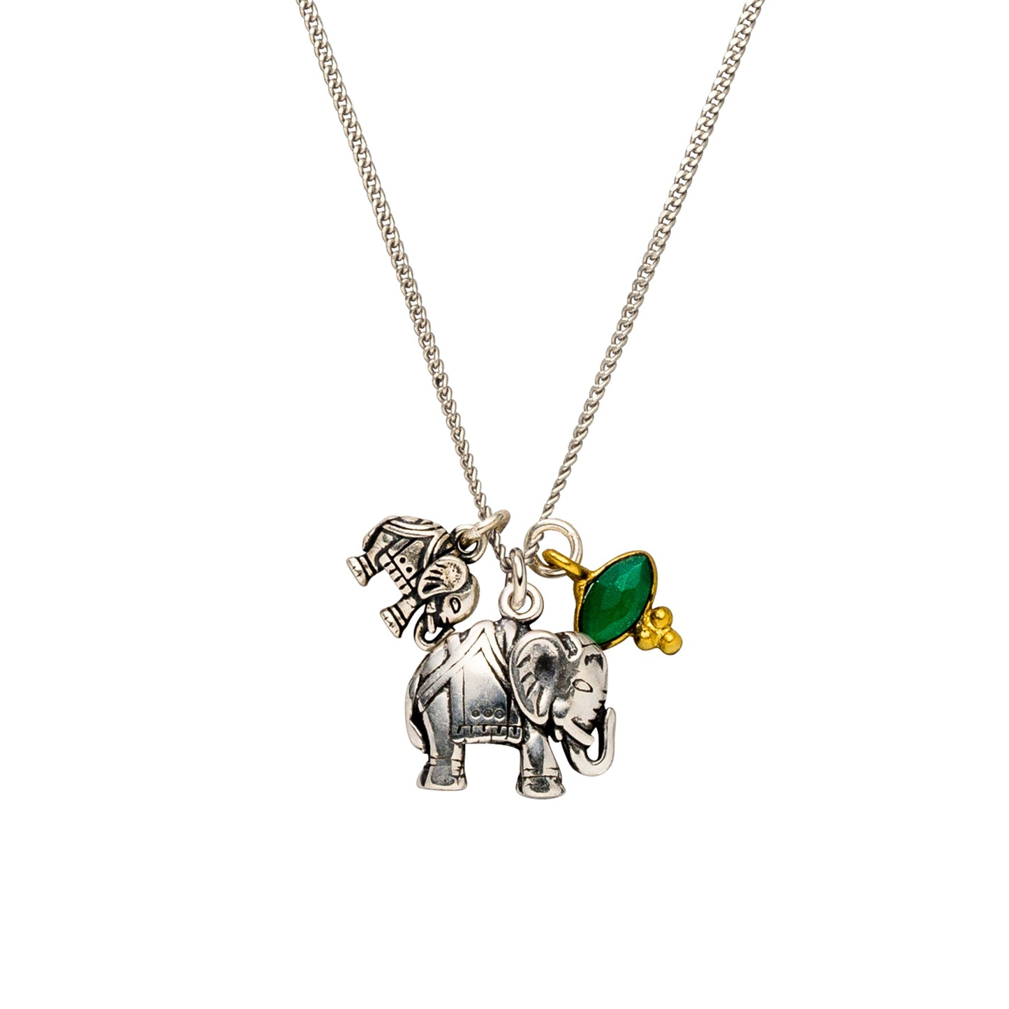 Elefanten Kette - Deep Connection Silber