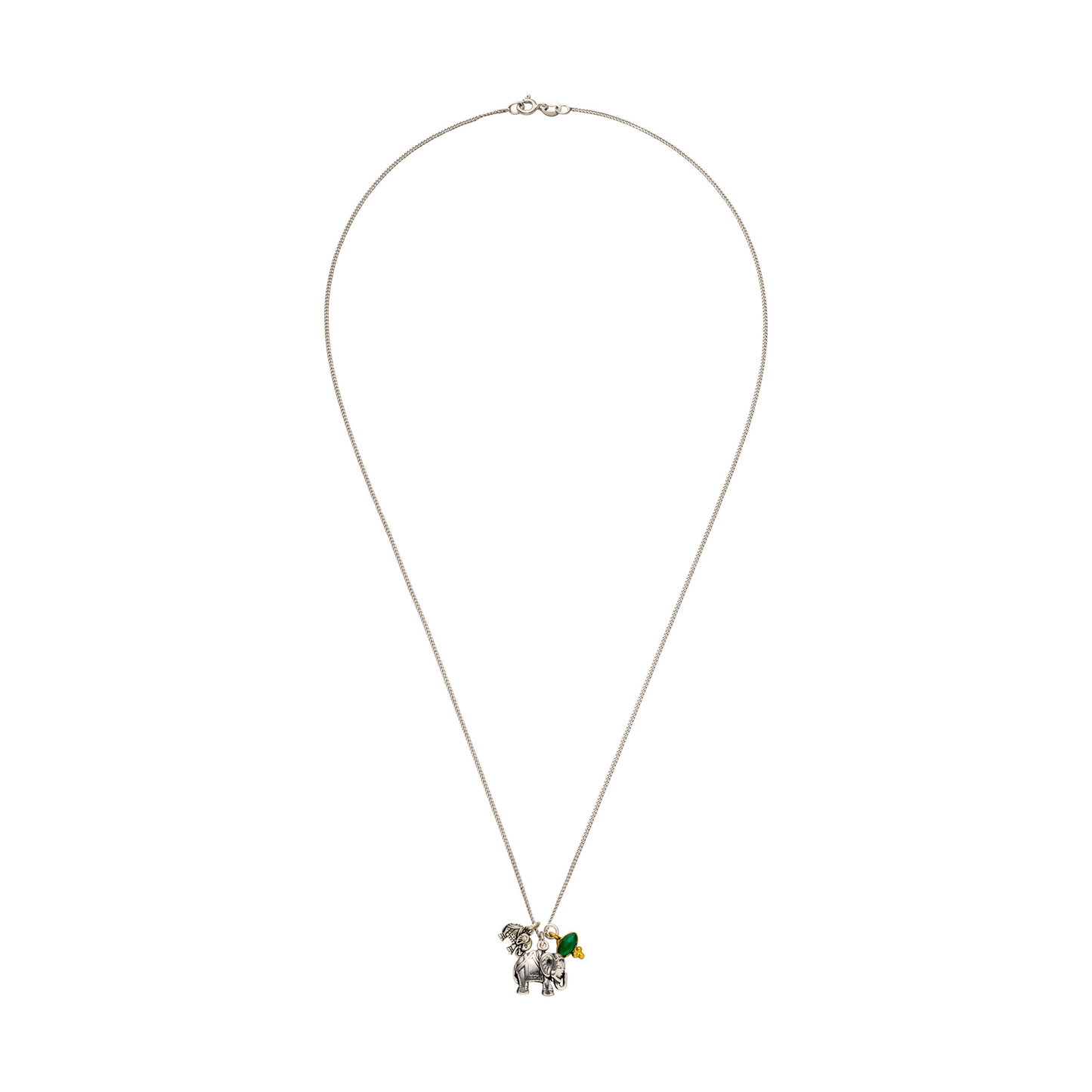 Elefanten Kette - Deep Connection Silber