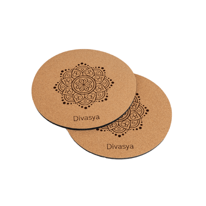 Yoga Knie Pads aus Naturkautschuk & Kork Knieschoner