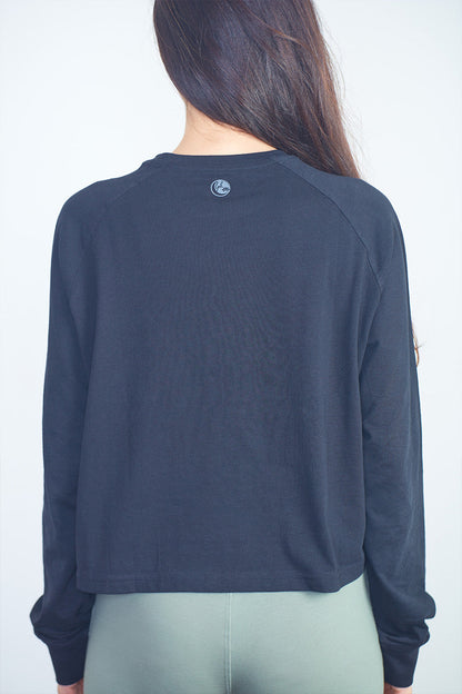 Komfortables Yoga Longsleeve (black)