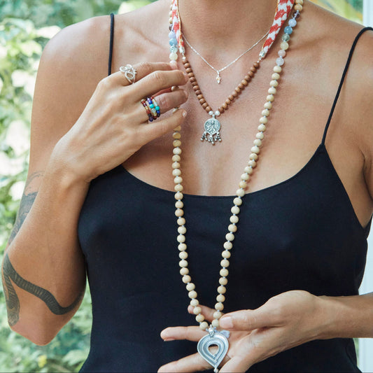 Mala Kette „Open Your Heart“ (silber)