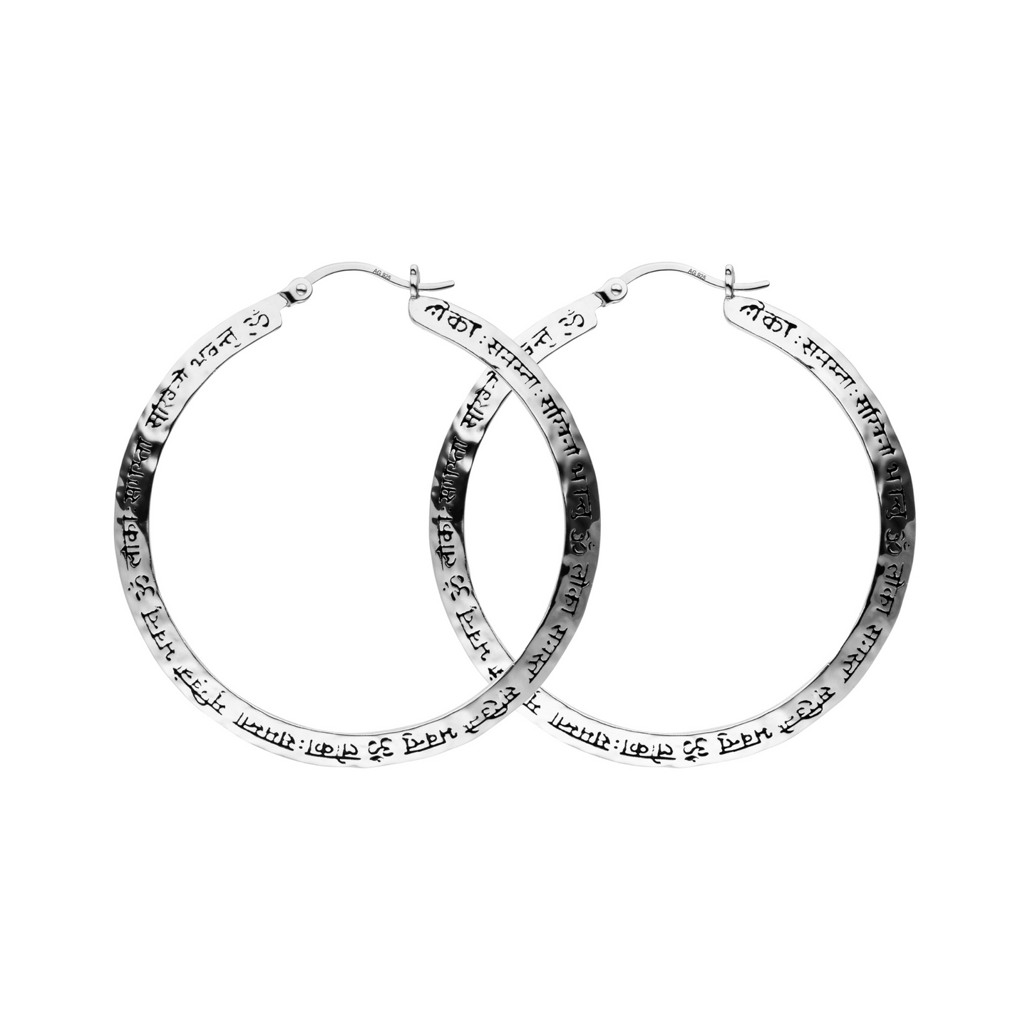 Mantra Kreolen (silber)