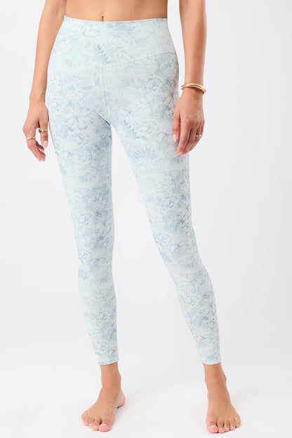 Mono-Print Leggings (Blu Mirage)