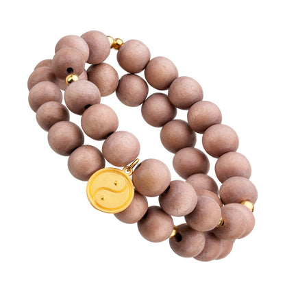 Wickelarmband "Yin Yang"