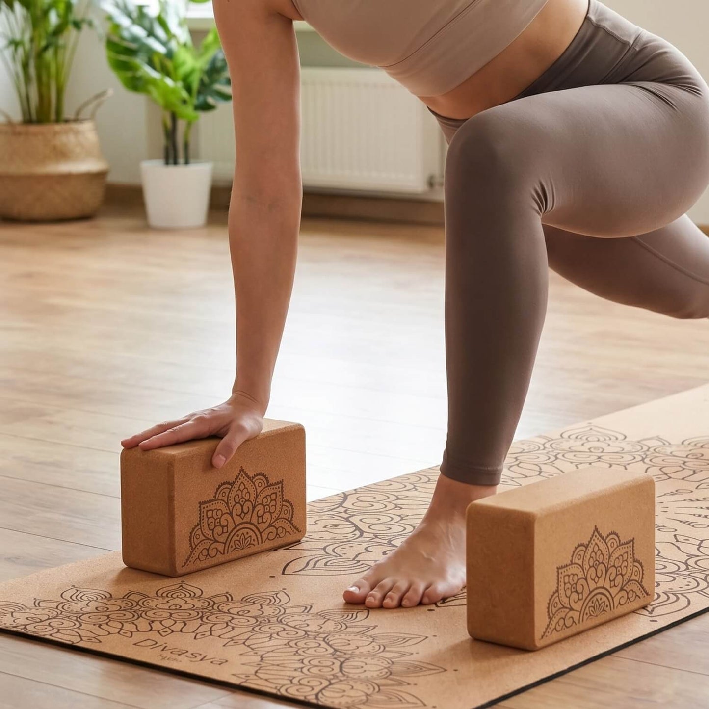 Yogablock aus Kork