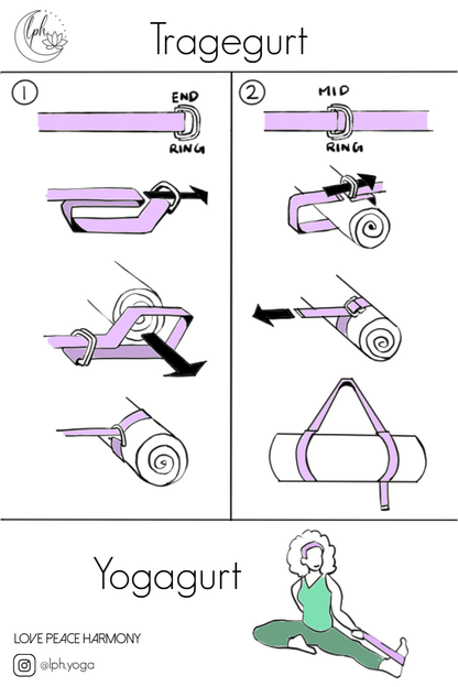 Gemusterter Yogagurt