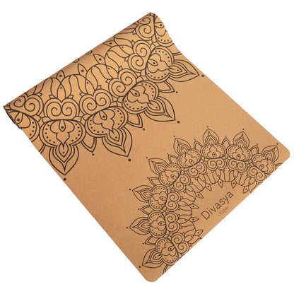 Yogamatten aus Kork im Starter Set mit 2 Yogablöcke Kork