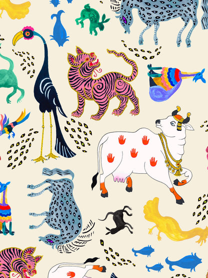 Print Crop Top - Animal Soup