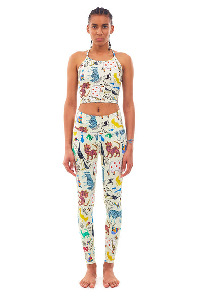 Print Crop Top - Animal Soup