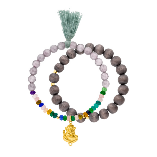 Armbänder „Happy Ganesha“ (gold)